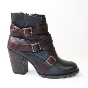 Freebird Hustl Ankle Biker Strap Boots (8 US)